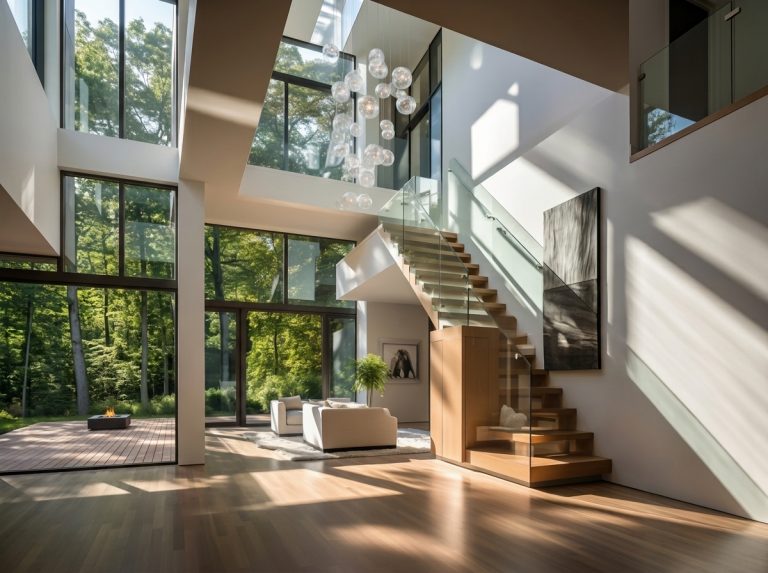 Construcción de casas modernas
